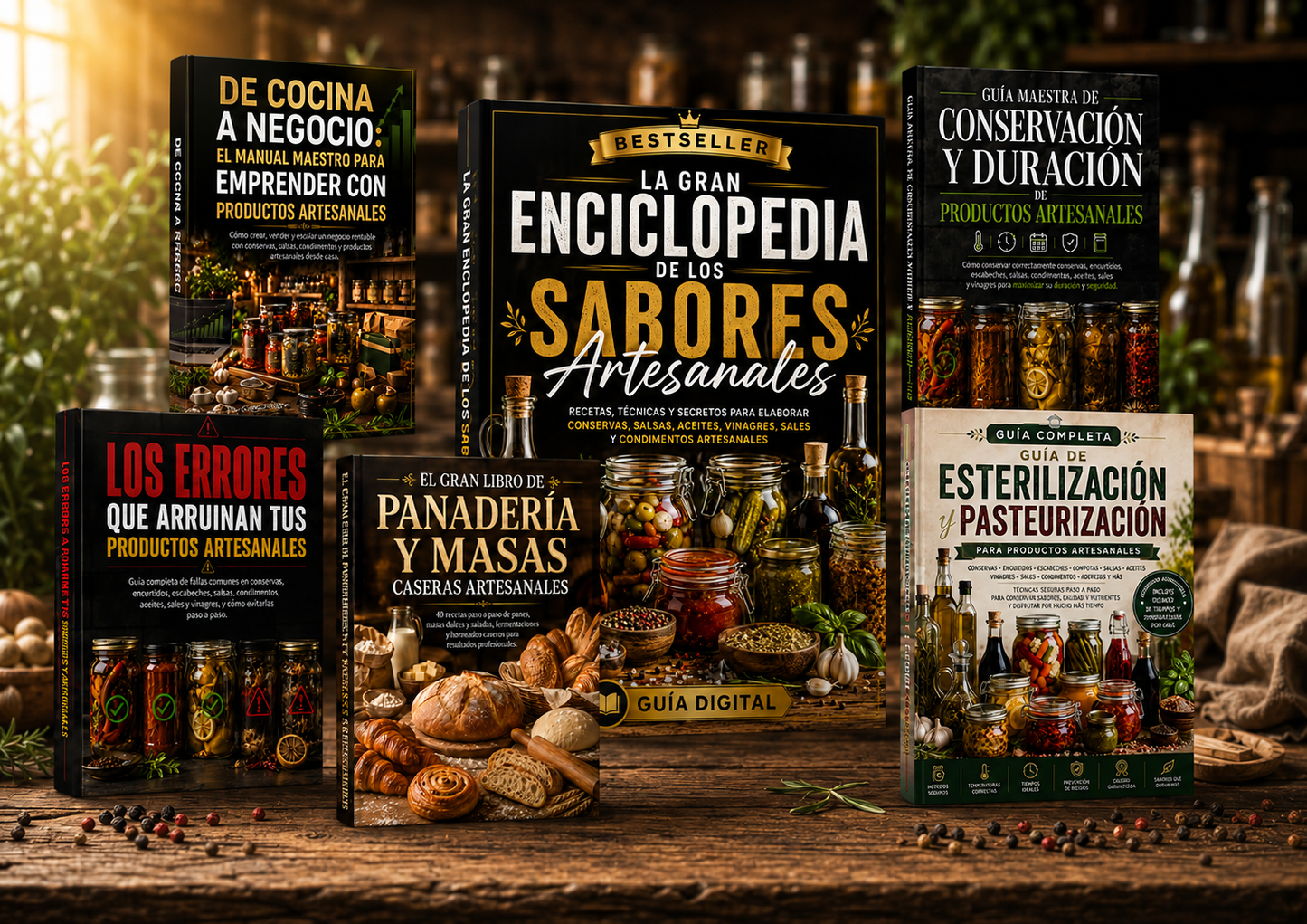 LA ENCICLOPEDIA DE LOS SABORES ARTESANALES + 5 GUIAS DE REGALO